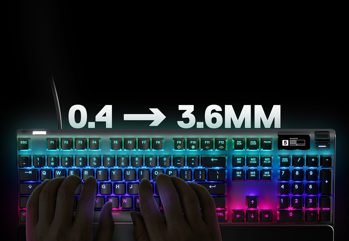Adjustable Mechanical Switches of Steelseries Apex Pro at 1200px