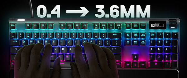 Adjustable Mechanical Switches of Steelseries Apex Pro