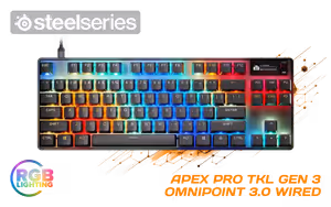 SteelSeries Apex Pro TKL Gen 3 RGB Mechanical Gaming Keyboard - Image 1
