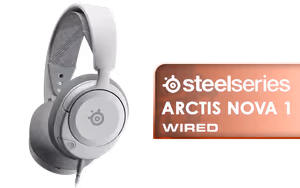 Steelseries Arctis Nova 1 Gaming Headset - White - Image 1