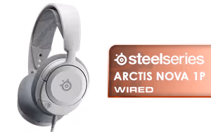 Steelseries Arctis Nova 1P Gaming Headset White - Image 1