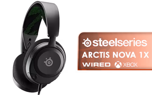 Steelseries Arctis Nova 1X Gaming Headset Black - Image 1