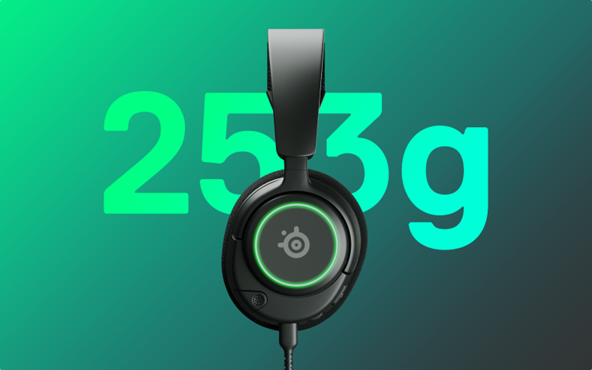 Ultra Lightweight Design of SteelSeries Arctis Nova 3