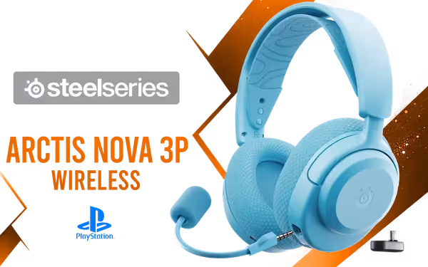 SteelSeries Arctis Nova 3P Headset — Aqua, 360° Audio - image 1 SteelSeries Arctis Nova 3P Headset — Aqua, 360° Audio - image 1