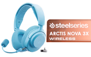 Steelseries Arctis Nova 3X Wireless Gaming Headset Aqua - Image 1