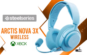 SteelSeries Arctis Nova 3X Wireless Gaming Headset Aqua - Image 1