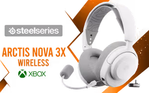 SteelSeries Arctis Nova 3X Wireless Xbox Gaming Headset White - Image 1