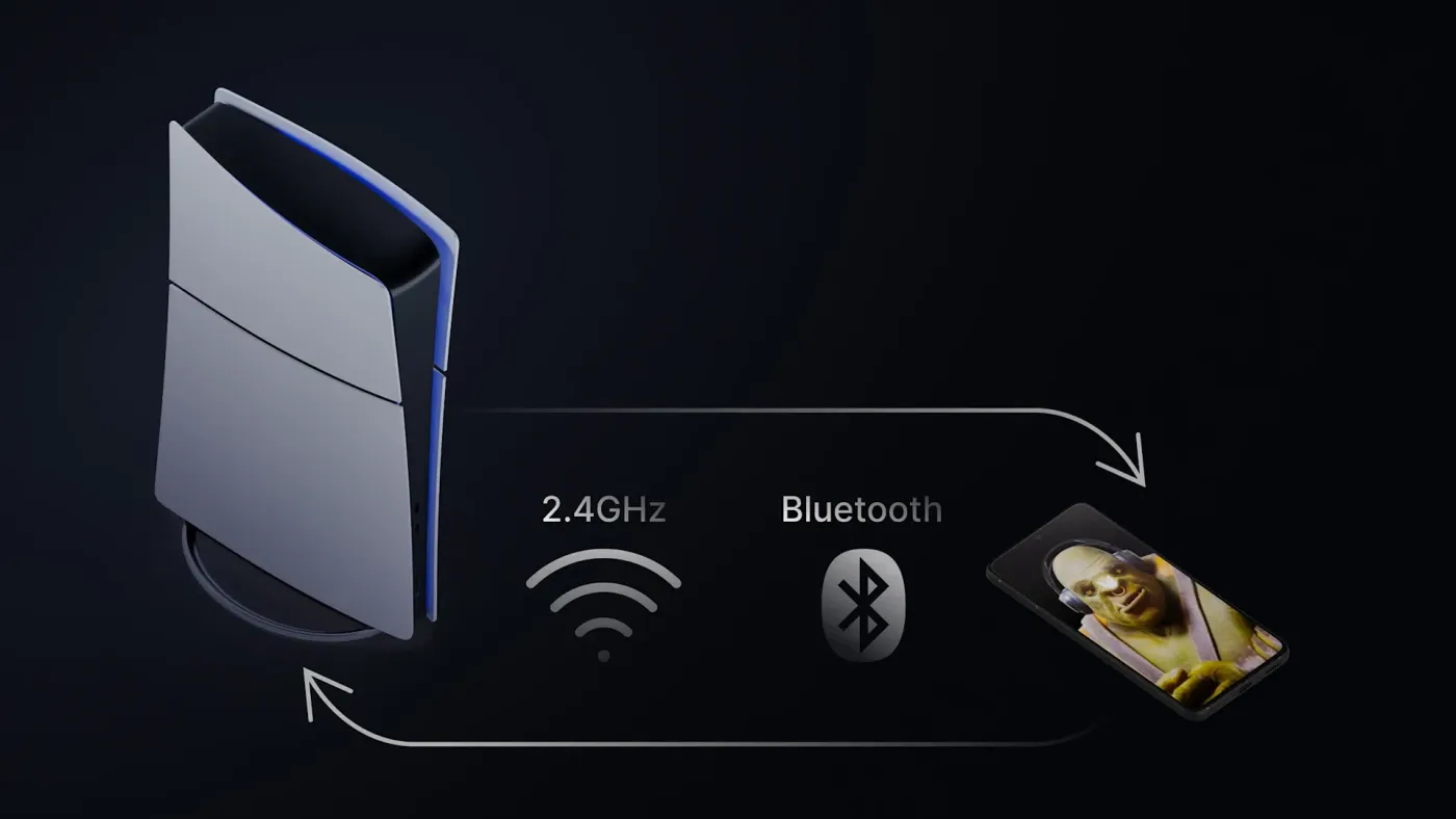 Quick-switch button on the Arctis Nova 3P for changing wireless modes