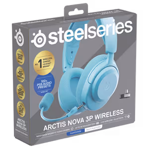 SteelSeries Arctis Nova 3P Headset — Aqua, 360° Audio - image 5