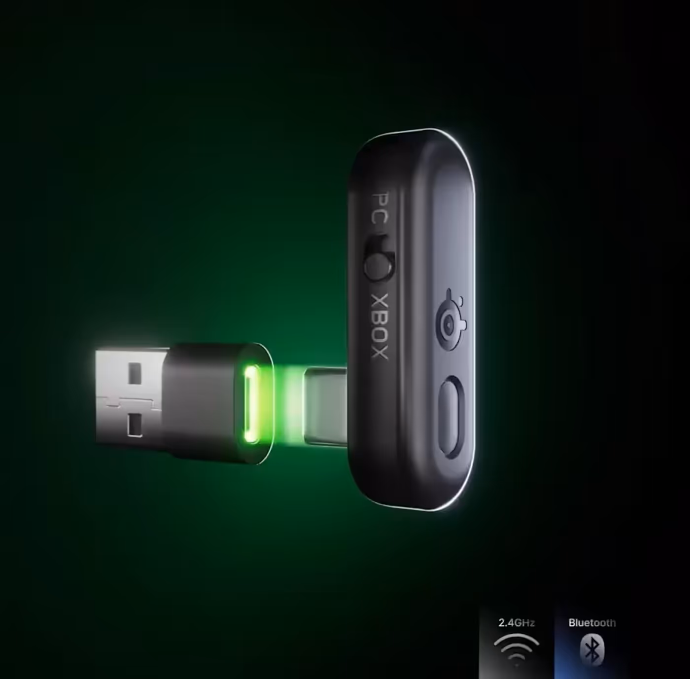 SteelSeries Arctis Nova 3X USB-C adapter desktop