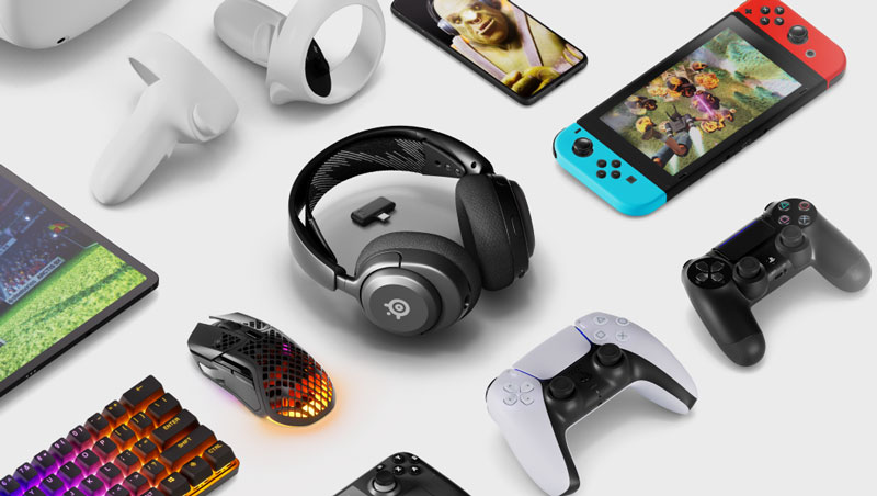 SteelSeries Arctis Nova 4P Wireless Gaming Headset Multi-Platform Connectivity