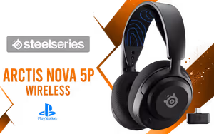 SteelSeries Arctis Nova 5P Wireless Gaming Headset Black - Image 1