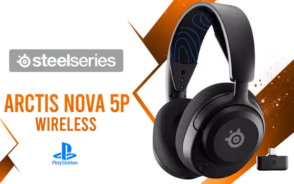 SteelSeries Arctis Nova 5P Headset — Black, 60hr - image 1 SteelSeries Arctis Nova 5P Headset — Black, 60hr - image 1
