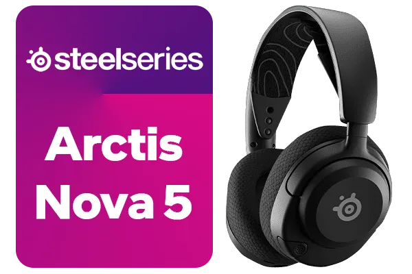 SteelSeries Arctis Nova 5 Wireless Gaming Headset - Black