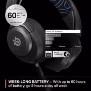 SteelSeries Arctis Nova 5P Headset — Black, 60hr - image 9