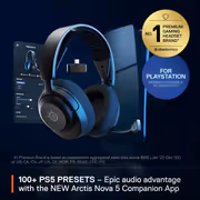 SteelSeries Arctis Nova 5P Headset — Black, 60hr - image 10