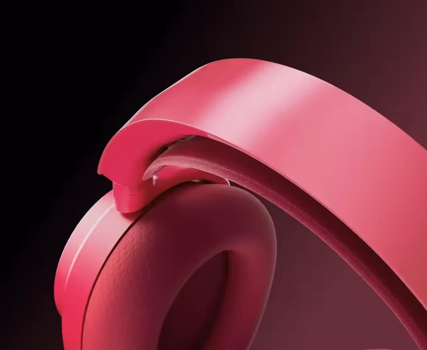 Close up image of Arctis Nova 7X headset showing its metallic build components.