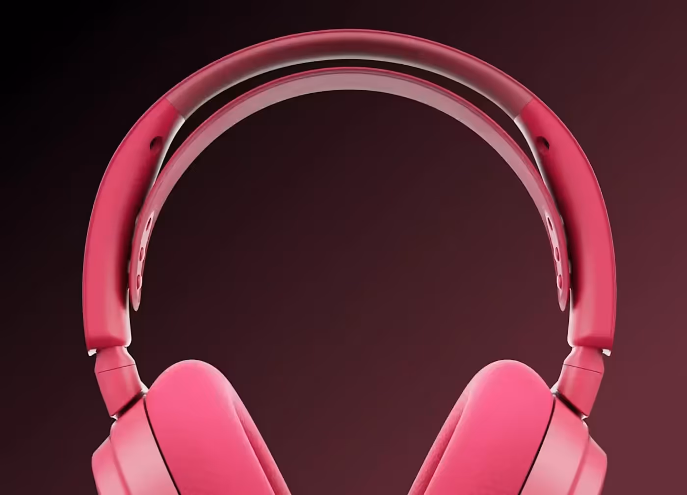 Detailed view of the flexible and adjustable elastic headband on the Arctis Nova 7.