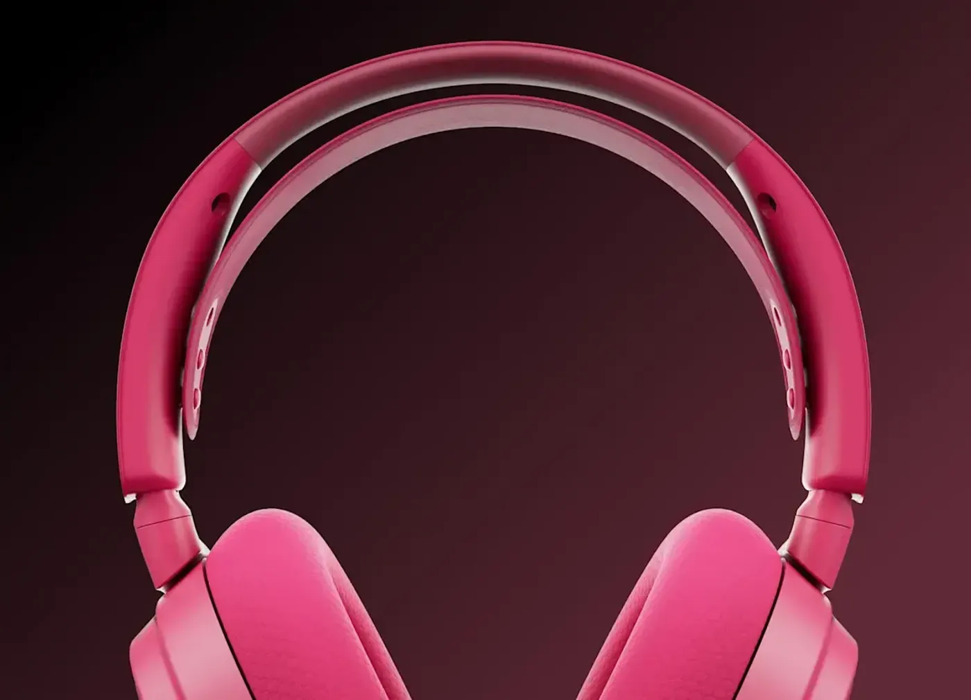 Detailed view of the flexible and adjustable elastic headband on the Arctis Nova 7.