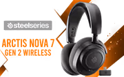 SteelSeries Arctis Nova 7 Gen 2 Wireless Black Headset — 50+hr, 2.4GHz+BT - image 1
