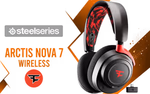 SteelSeries Arctis Nova 7 Wireless Faze Clan Edition Gaming Headset - Image 1
