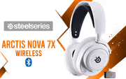 SteelSeries Arctis Nova 7X Headset — 2.4GHz + Bluetooth (White) - image 1