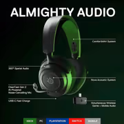 SteelSeries Arctis Nova 7X Headset — 2.4GHz + Bluetooth (Black) - image 11
