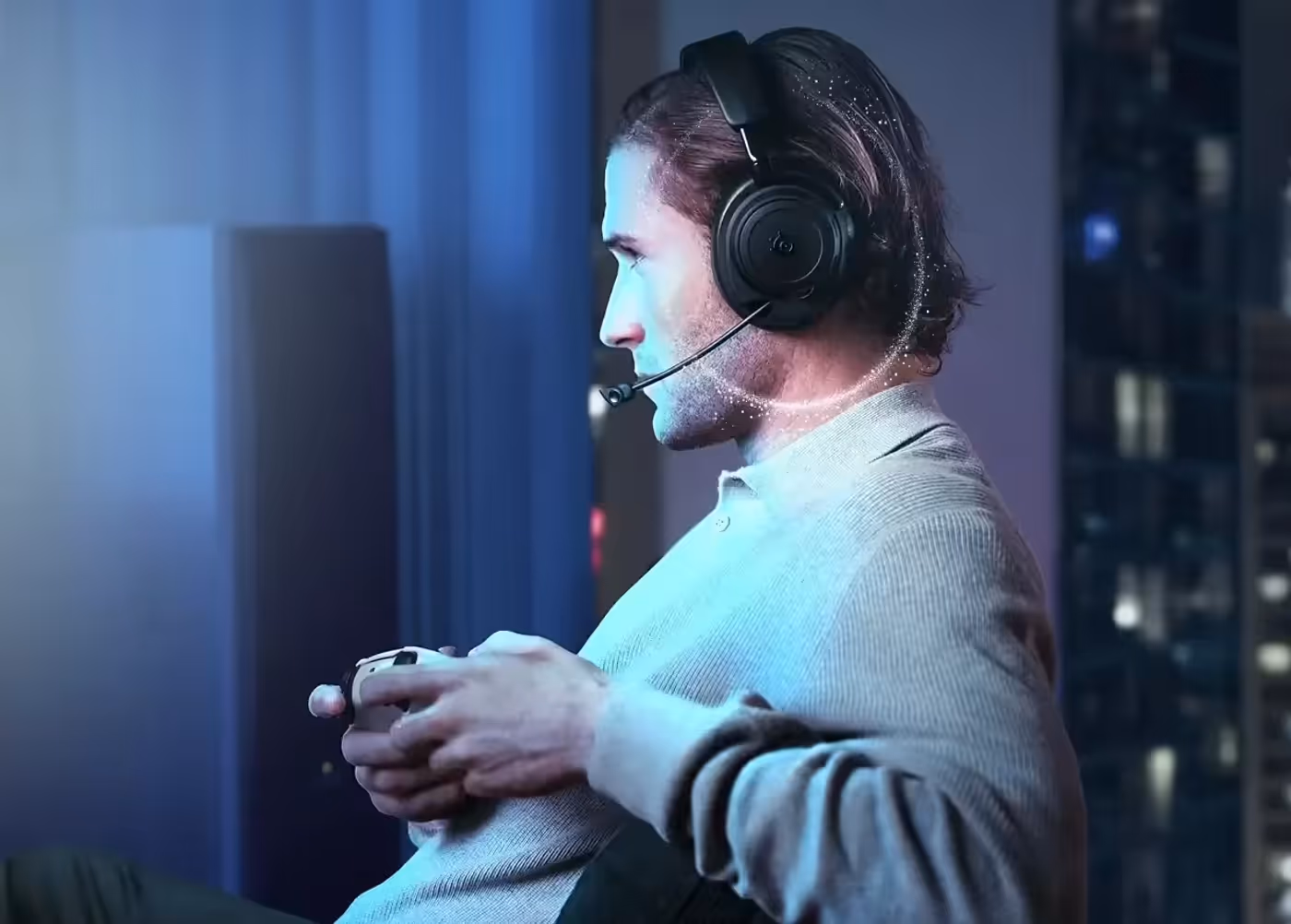 SteelSeries Arctis Nova Elite Wireless headset active noise cancellation performance