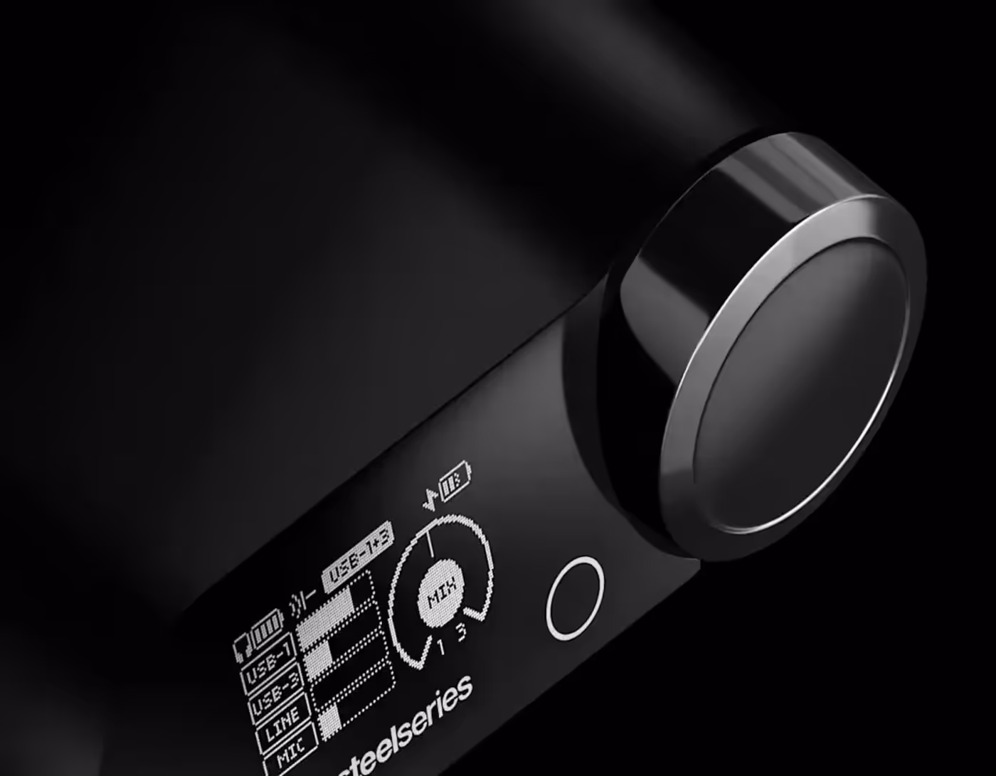 SteelSeries Arctis Nova Elite Wireless GameHub control interface for EQ and volume