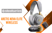 SteelSeries Arctis Nova Elite Wireless Gaming Headset (Sage Gold) - image 1