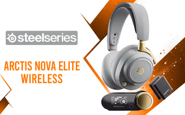 SteelSeries Arctis Nova Elite Wireless Gaming Headset (Sage Gold) - image 1 SteelSeries Arctis Nova Elite Wireless Gaming Headset (Sage Gold) - image 1