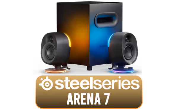 SteelSeries Arena 7 2.1 Gaming Speakers with RGB - image 1 SteelSeries Arena 7 2.1 Gaming Speakers with RGB - image 1