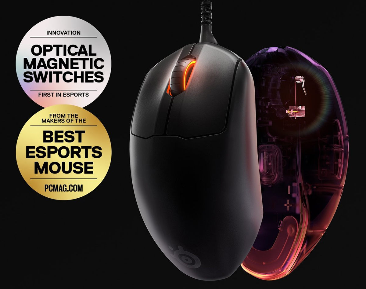 SteelSeries PRIME+ Gaming Mouse in Black