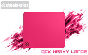 SteelSeries QcK Heavy Large Mousepad - Magenta - image 1