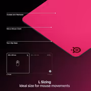 SteelSeries QcK Heavy Large Mousepad - Magenta - image 6