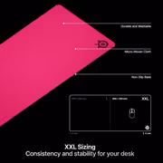 SteelSeries QcK Heavy XXL Mousepad - Magenta - image 6