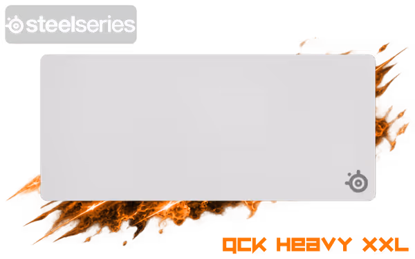 SteelSeries QcK Heavy XXL Mousepad - White - image 1 SteelSeries QcK Heavy XXL Mousepad - White - image 1