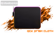 SteelSeries QcK Prism Cloth Medium — 2-Zone RGB Mousepad - image 1