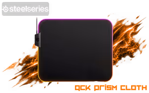 SteelSeries QcK Prism Cloth Medium — 2-Zone RGB Mousepad - image 1