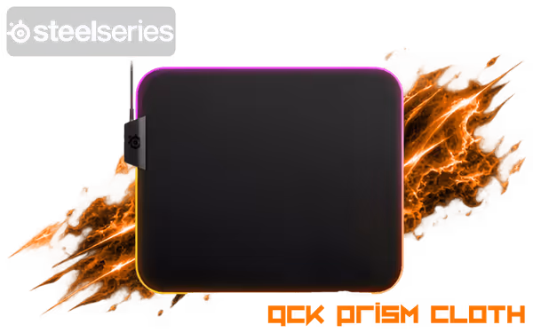 SteelSeries QcK Prism Cloth Medium — 2-Zone RGB Mousepad - image 1 SteelSeries QcK Prism Cloth Medium — 2-Zone RGB Mousepad - image 1