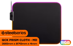 Steelseries QCK Prism Cloth Medium Gaming Mousepad Steelseries QCK Prism Cloth Medium Gaming Mousepad - Image 1