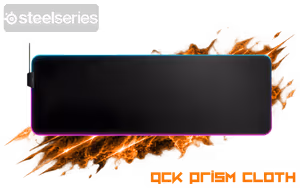 Steelseries QCK Prism Cloth XL RGB Gaming Mousepad 900×300mm - image 1