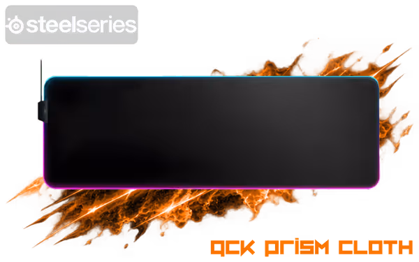Steelseries QCK Prism Cloth XL RGB Gaming Mousepad 900×300mm - image 1 Steelseries QCK Prism Cloth XL RGB Gaming Mousepad 900×300mm - image 1