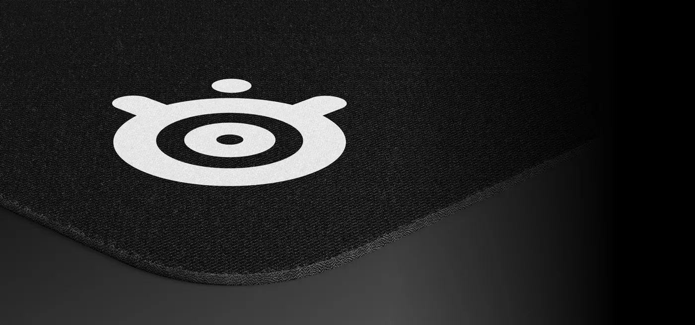 Steelseries QCK XXL Gaming Mousepad Large Size showing micro-woven cloth