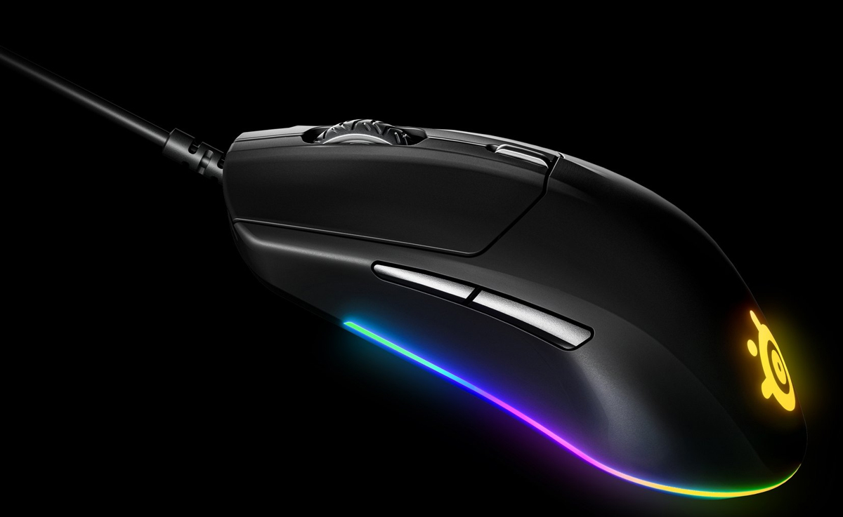 SteelSeries Rival 3 Gaming Mouse showcased from different angle