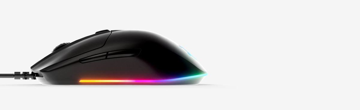 SteelSeries Rival 3 Gen 2 gaming muis Zwart, 8.500 dpi, RGB leds SteelSeries Rival 3 Gen 2 gaming muis Zwart, 8.500 dpi, RGB leds