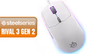 Steelseries Rival 3 Gen 2 Gaming Mouse White Steelseries Rival 3 Gen 2 Gaming Mouse White - Image 1