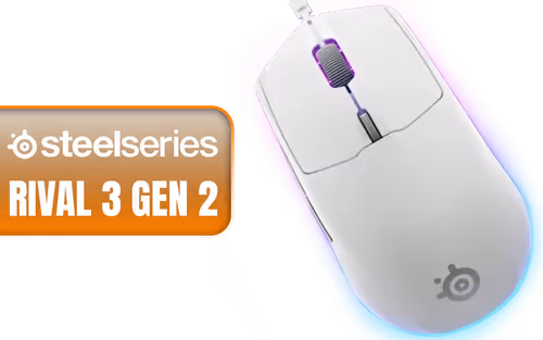 Steelseries Rival 3 Gen 2 Gaming Mouse White - Image 1