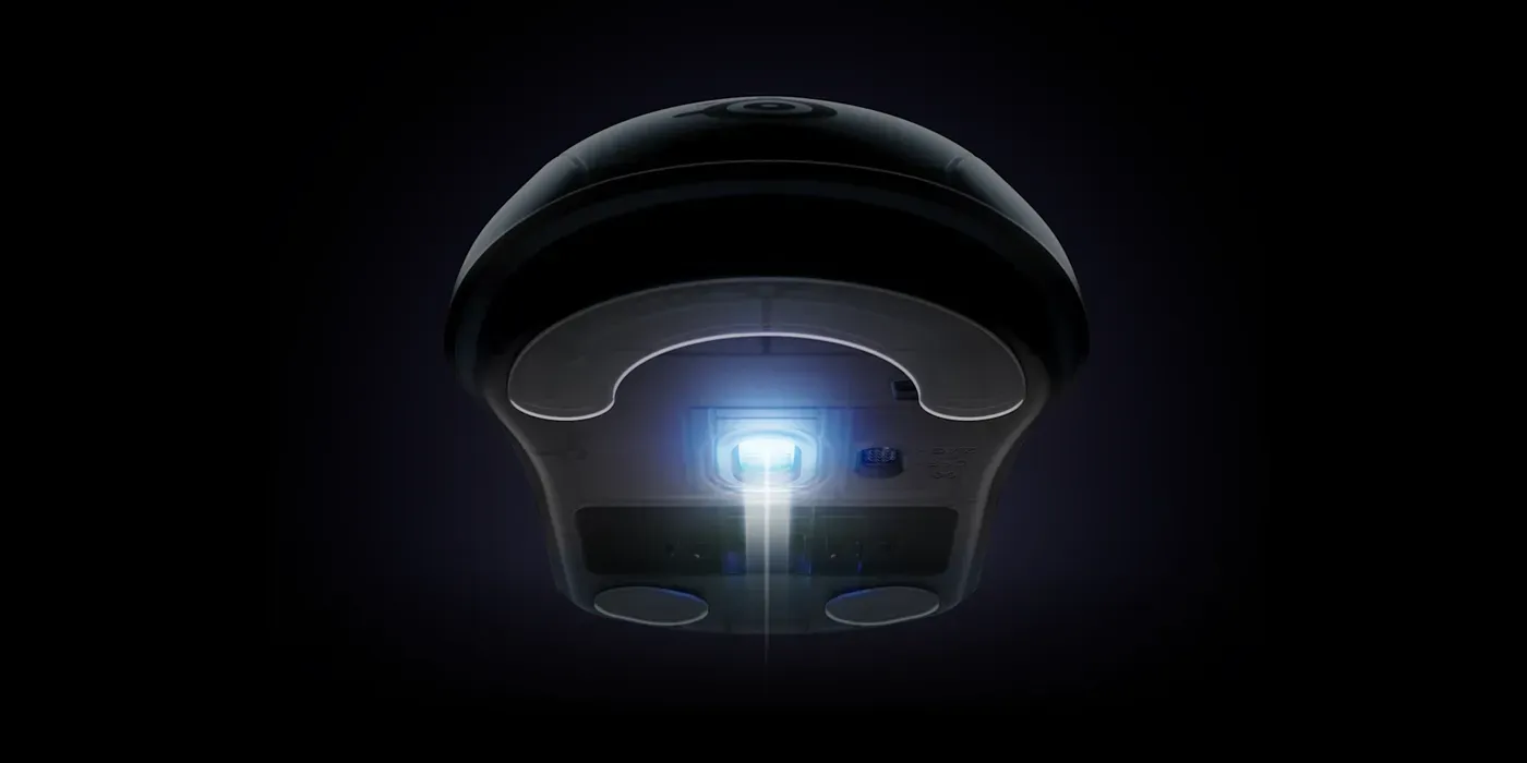 Rival 3 Gen 2 Wireless mouse with its advanced optical sensor in focus