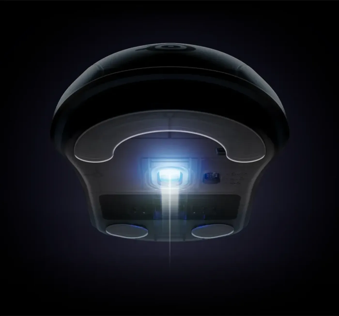 Base of the Rival 3 Gen 2 Wireless mouse showing its optical sensor